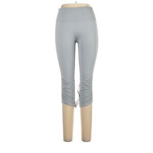 LULULEMON ATHLETICA Ice Grey Awakening Crop *Taryn Toomey 17" Leggings - US 12